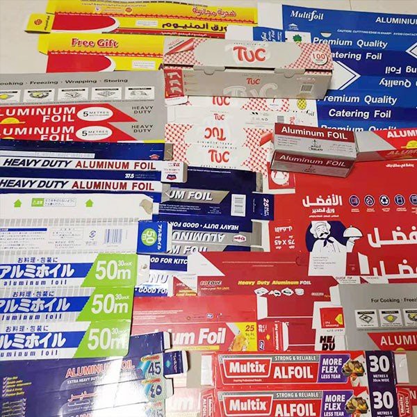 box of aluminum foil roll